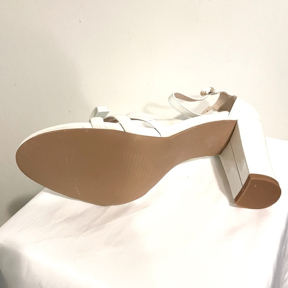 Sz 9 1/2 Coutgo Women's Bow Knot Heels white New - Picture 6 of 6